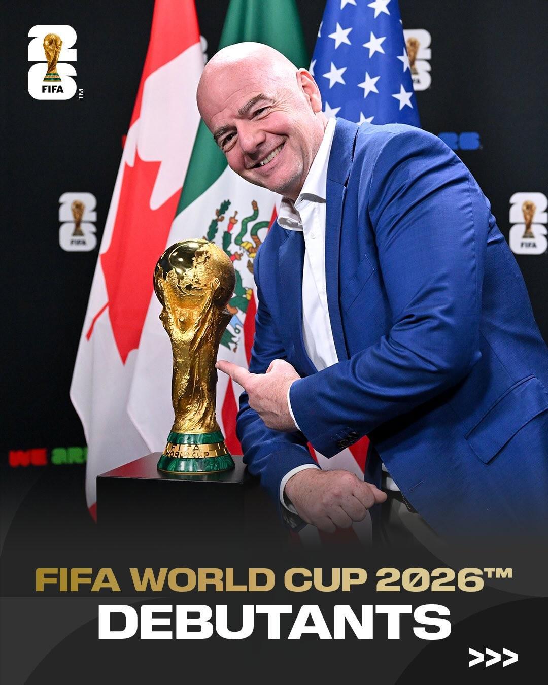 7M比分-因凡蒂诺:这是最具包容性的一届世界杯,祝贺首次参赛的球队